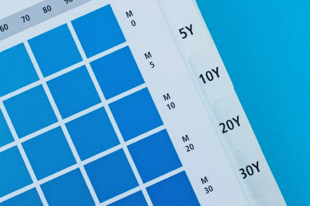 Blue calendar