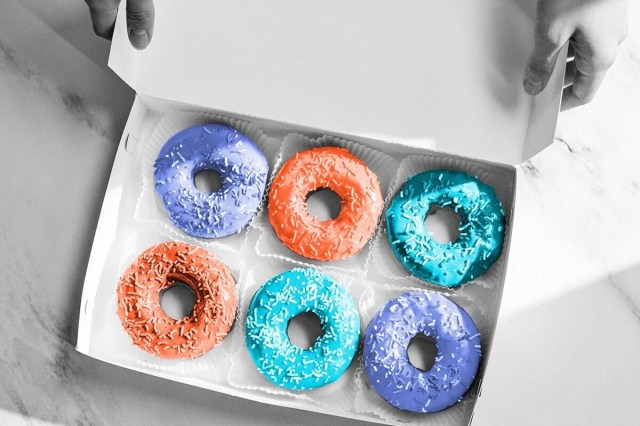 Donuts in a box