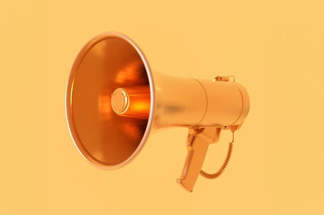 A megaphone