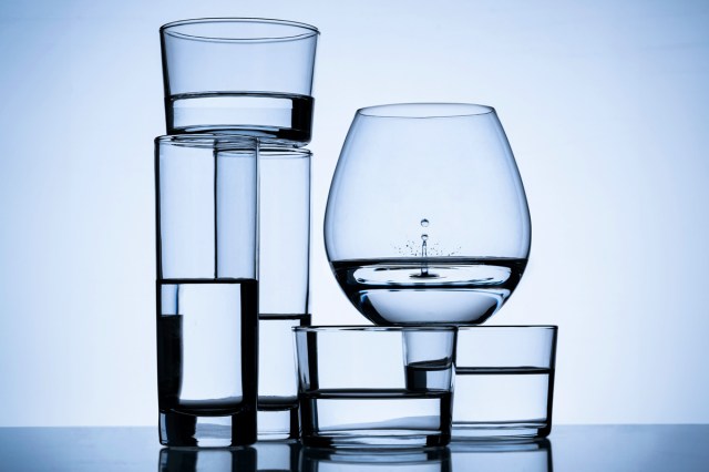 Glasses of water